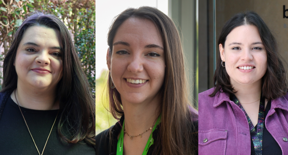 D'esquerra a dreta; Tania Menchón, Paula Ortiz i Blanca Rodríguez
