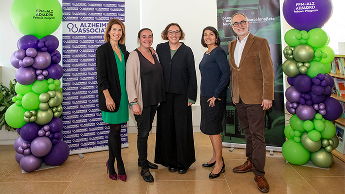 Representants de la FPM, BBRC i Alzheimer's Association