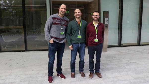 Raffaele Cacciaglia, Juan Domingo Gispert y José Luis Molinuevo