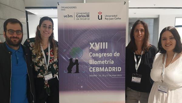 The Neurobiogenetics team at the 18th edition of the CEBMadrid Biometrics Congress.