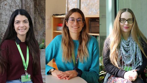 From left to right; Alba Cañas, Patricia Genius, Iva Knezevic