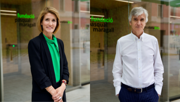 La Sra. Glòria Oliver y el Dr. Josep Maria Argimon