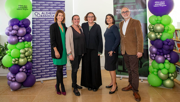 Representantes de la FPM, BBRC y Alzheimer's Association