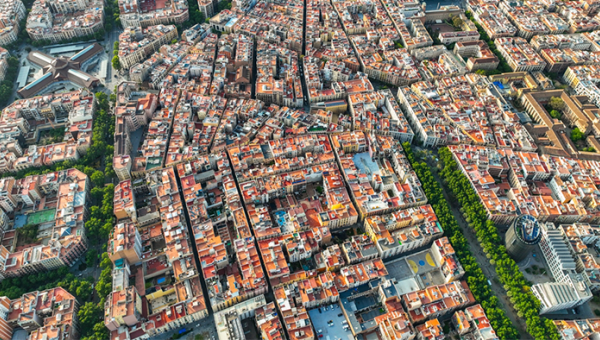 Barcelona from the air