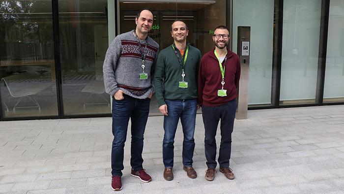 Raffaele Cacciaglia, Juan Domingo Gispert and José Luis Molinuevo