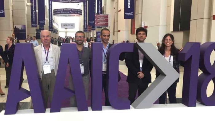 Investigadores del BBRC en el AAIC 2018