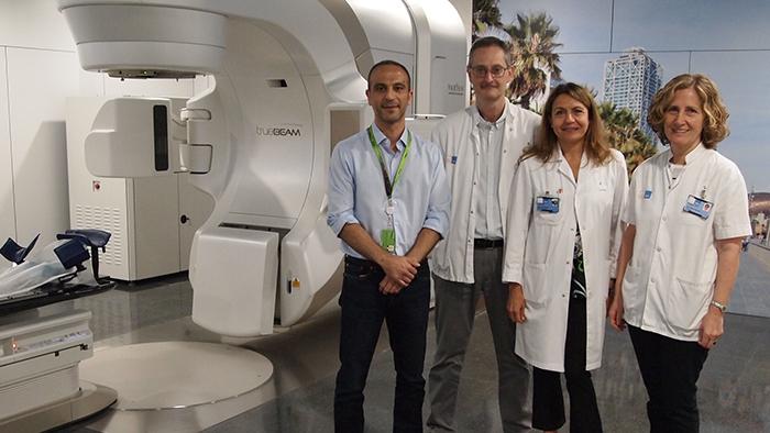 Researchers Juan Domingo Gispert, Dr. Jaume Capellades, Dra. Núria Rodríguez de Dios, Rosa María Manero