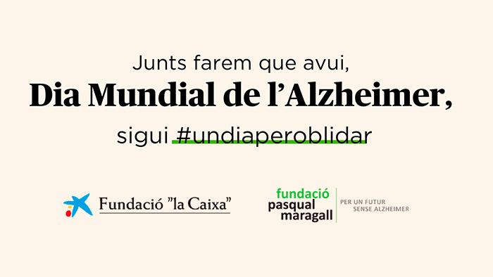 En el Dia Mundial de l’Alzheimer, volem recordar que aquesta tasca no seria possible sense el suport de la nostra base social, participants en estudis, patrons, mecenes i empreses col·laboradores.