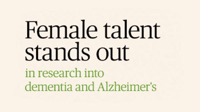 On the occasion of International Women's Day, we want to highlight female talent in Alzheimer's and dementia research.